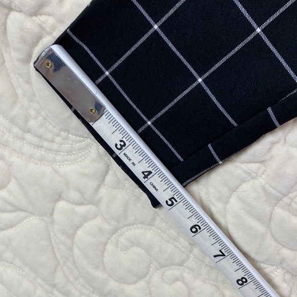 Streetwear Society Black and White Check Leggings - Picture 6 of 10